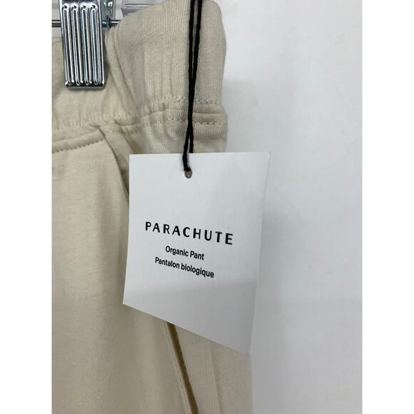 Parachute Organic Cotton Pant Womens Size Large Bone Beige Straight Leg NEW - Picture 4 of 6